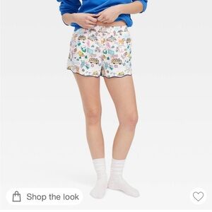 Roadtrip Poplin Boxer Shorts Blue/Yellow/Pink